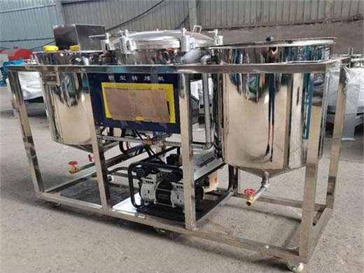 Máquina de refinación de aceite de maní de pequeña capacidad a precio de fábrica en México